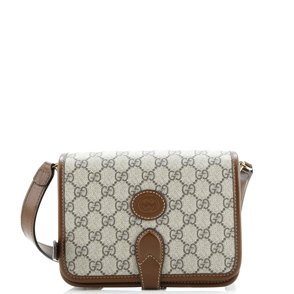 Gucci Mini Interlocking G Patch Messenger Bag Gg … - image 1
